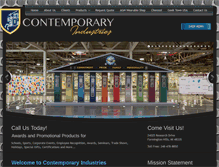 Tablet Screenshot of contemporaryindustries.com